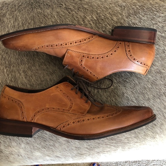 Cole Haan Classic Wingtip Oxford British Tan size 13